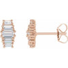 14K Rose 1/2 CTW Lab-Grown Diamond Earrings Siddiqui Jewelers