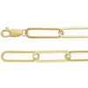 14K Yellow Gold Filled 6.2 mm Paperclip-Style 20" Chain Siddiqui Jewelers