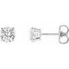 14K White 1 CTW Natural Diamond Stud Earrings Siddiqui Jewelers