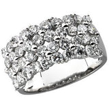 14K White 2 CTW Diamond Ring - Siddiqui Jewelers