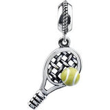 Sterling Silver 18x9.5 mm Kera Tennis Charm - Siddiqui Jewelers