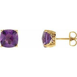 Genuine Amethyst Earrings - Siddiqui Jewelers