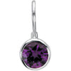 Sterling Silver June Birthstone 11.5x4.5 mm Hook Charm/Pendant - Siddiqui Jewelers