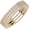 14K Yellow 1/3 CTW Diamond Stackable Ring Size 5-Siddiqui Jewelers