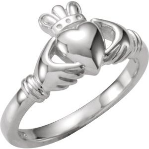 Sterling Silver Claddagh Ring-Siddiqui Jewelers