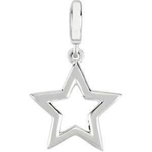Sterling Silver Petite Star Charm - Siddiqui Jewelers