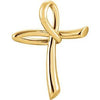 14K Yellow 26x19.25 mm Cross Pendant - Siddiqui Jewelers