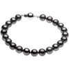 Sterling Silver Freshwater Cultured Black Pearl 7.75" Bracelet - Siddiqui Jewelers
