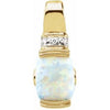 14K Yellow Opal, Pink Tourmaline & .025 CTW Diamond Pendant - Siddiqui Jewelers