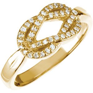 Diamond Knot Ring - Siddiqui Jewelers