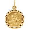 14K Yellow 14 mm St. Christopher Medal - Siddiqui Jewelers