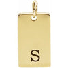 14K Yellow 19x10 mm Be Posh® Rectangle Pendant - Siddiqui Jewelers