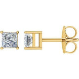 14K Yellow 2 CTW Natural Diamond Earrings Siddiqui Jewelers