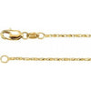 14K Yellow 1 mm Raso 20" Chain-Siddiqui Jewelers