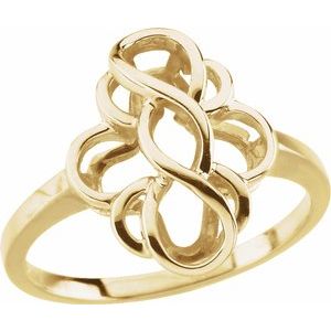 14K Yellow Freeform Ring-Siddiqui Jewelers
