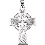 Sterling Silver Celtic Cross Pendant - Siddiqui Jewelers