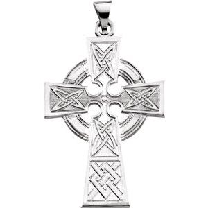 Sterling Silver Celtic Cross Pendant - Siddiqui Jewelers
