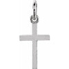 Sterling Silver Cross Charm with Jump Ring - Siddiqui Jewelers