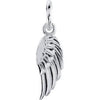 14K White Posh Mommy¬Æ Angel Wing Charm Siddiqui Jewelers