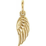 14K Yellow Posh Mommy¬Æ Angel Wing Charm Siddiqui Jewelers