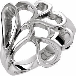 14K White Ring - Siddiqui Jewelers