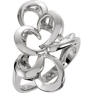 14K White Metal Fashion Ring - Siddiqui Jewelers
