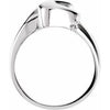 14K White Fashion Ring - Siddiqui Jewelers