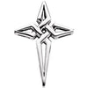 Sterling Silver 29x21 mm Cross Pendant - Siddiqui Jewelers