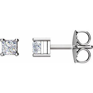 14K White 1/3CTW Diamond Earrings - Siddiqui Jewelers