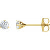 14K Yellow 3/4 CTW Natural Diamond Stud Earrings Siddiqui Jewelers
