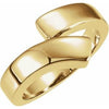 14K Yellow Bypass Ring - Siddiqui Jewelers