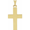 14K Yellow 18x12 mm Cross Pendant - Siddiqui Jewelers