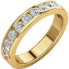 14K Yellow 3/4 CTW Diamond Anniversary Band Size 8 - Siddiqui Jewelers