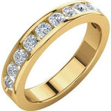 14K Yellow 3/4 CTW Diamond Anniversary Band Size 6 - Siddiqui Jewelers