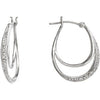 Diamond Hoop Earrings - Siddiqui Jewelers