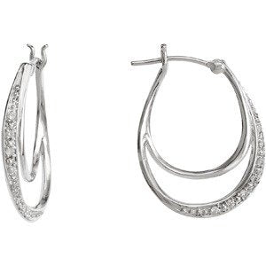 Diamond Hoop Earrings - Siddiqui Jewelers