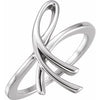 Sterling Silver 20.9 mm Freeform Ring - Siddiqui Jewelers