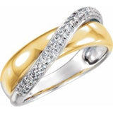 14K Yellow & White  1/5 CTW Diamond Ring - Siddiqui Jewelers