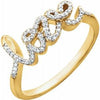 14K Yellow 1/6 CTW Diamond Ring - Siddiqui Jewelers