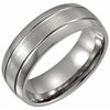 Titanium 8 mm Band Size 10 - Siddiqui Jewelers