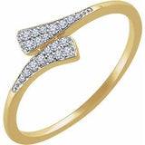 14K Yellow 1/10 CTW Diamond Ring - Siddiqui Jewelers