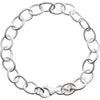 Sterling Silver Knurled Cable 7" Bracelet - Siddiqui Jewelers