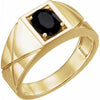 14K Yellow Onyx Ring - Siddiqui Jewelers