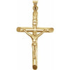 14K Yellow 35x22 mm Crucifix Pendant - Siddiqui Jewelers