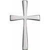 Sterling Silver 18x11 mm Cross Pendant - Siddiqui Jewelers