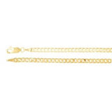 14K Yellow 3 mm Solid Curb 7" Chain
-Siddiqui Jewelers