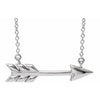 Sterling Silver Arrow 16"-18" Necklace - Siddiqui Jewelers