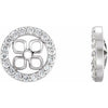 14K White 8 mm ID 3/8 CTW Diamond Earring Jackets-Siddiqui Jewelers