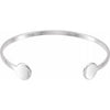 Sterling Silver Cuff 6 3/4" Bracelet - Siddiqui Jewelers