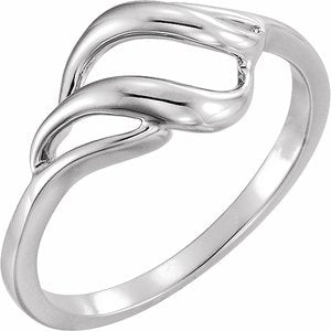 14K White Metal Ring - Siddiqui Jewelers